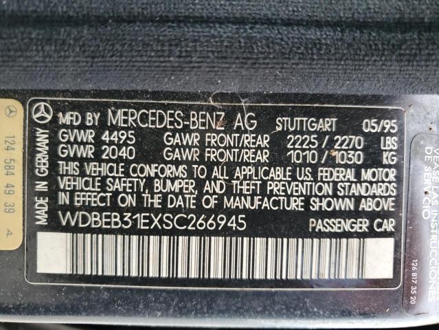 Photo 11 VIN: WDBEB31EXSC266945 - MERCEDES-BENZ E-CLASS 