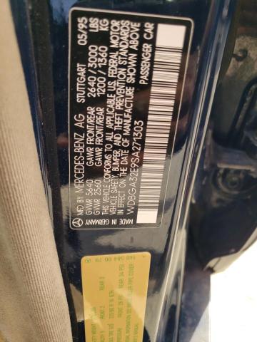 Photo 11 VIN: WDBGA32E9SA271303 - MERCEDES-BENZ S 320W 