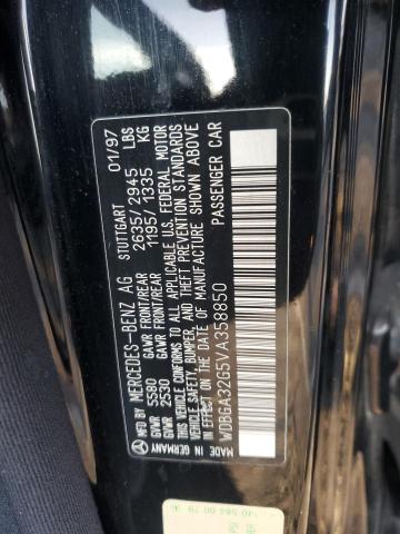 Photo 11 VIN: WDBGA32G5VA358850 - MERCEDES-BENZ S-CLASS 