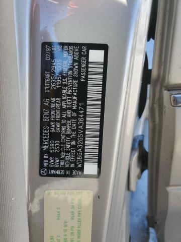 Photo 11 VIN: WDBGA32G5VA364471 - MERCEDES-BENZ S 320W 