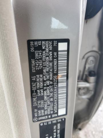 Photo 11 VIN: WDBGA43G6XA426256 - MERCEDES-BENZ S 420 