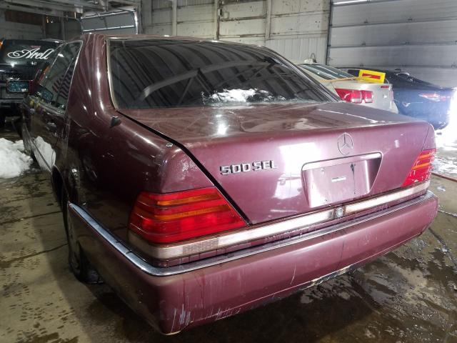 Photo 2 VIN: WDBGA51E3NA028412 - MERCEDES-BENZ 500 SEL 