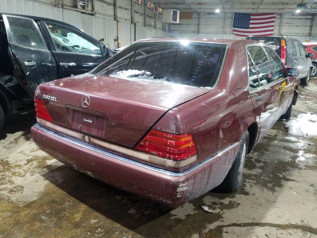 Photo 3 VIN: WDBGA51E3NA028412 - MERCEDES-BENZ 500 SEL 