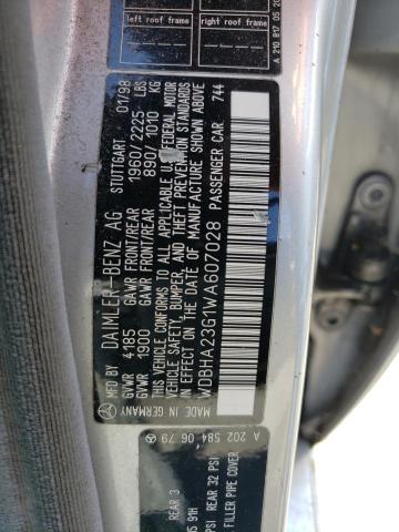 Photo 11 VIN: WDBHA23G1WA607028 - MERCEDES-BENZ C 230 