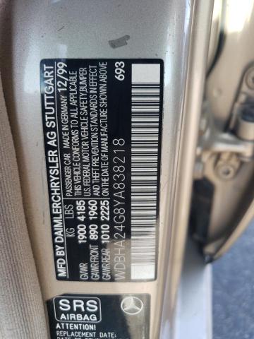 Photo 11 VIN: WDBHA24G8YA838218 - MERCEDES-BENZ C-CLASS 