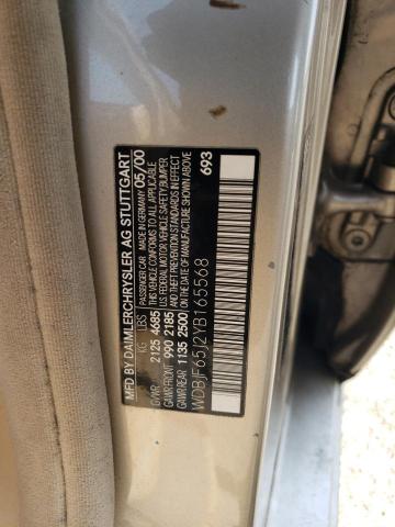 Photo 11 VIN: WDBJF65J2YB165568 - MERCEDES-BENZ E 320 