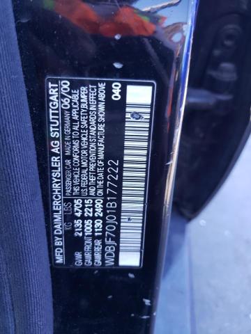 Photo 11 VIN: WDBJF70J01B177222 - MERCEDES-BENZ E 430 