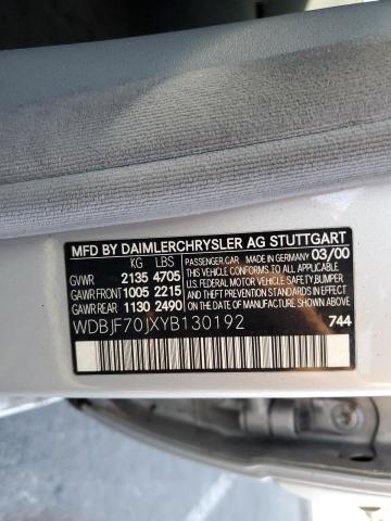 Photo 11 VIN: WDBJF70JXYB130192 - MERCEDES-BENZ E 430 