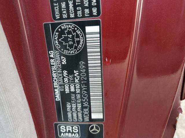 Photo 11 VIN: WDBLJ65G9YF120499 - MERCEDES-BENZ CLK 320 