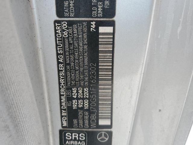 Photo 11 VIN: WDBLJ70G51F162302 - MERCEDES-BENZ CLK 430 