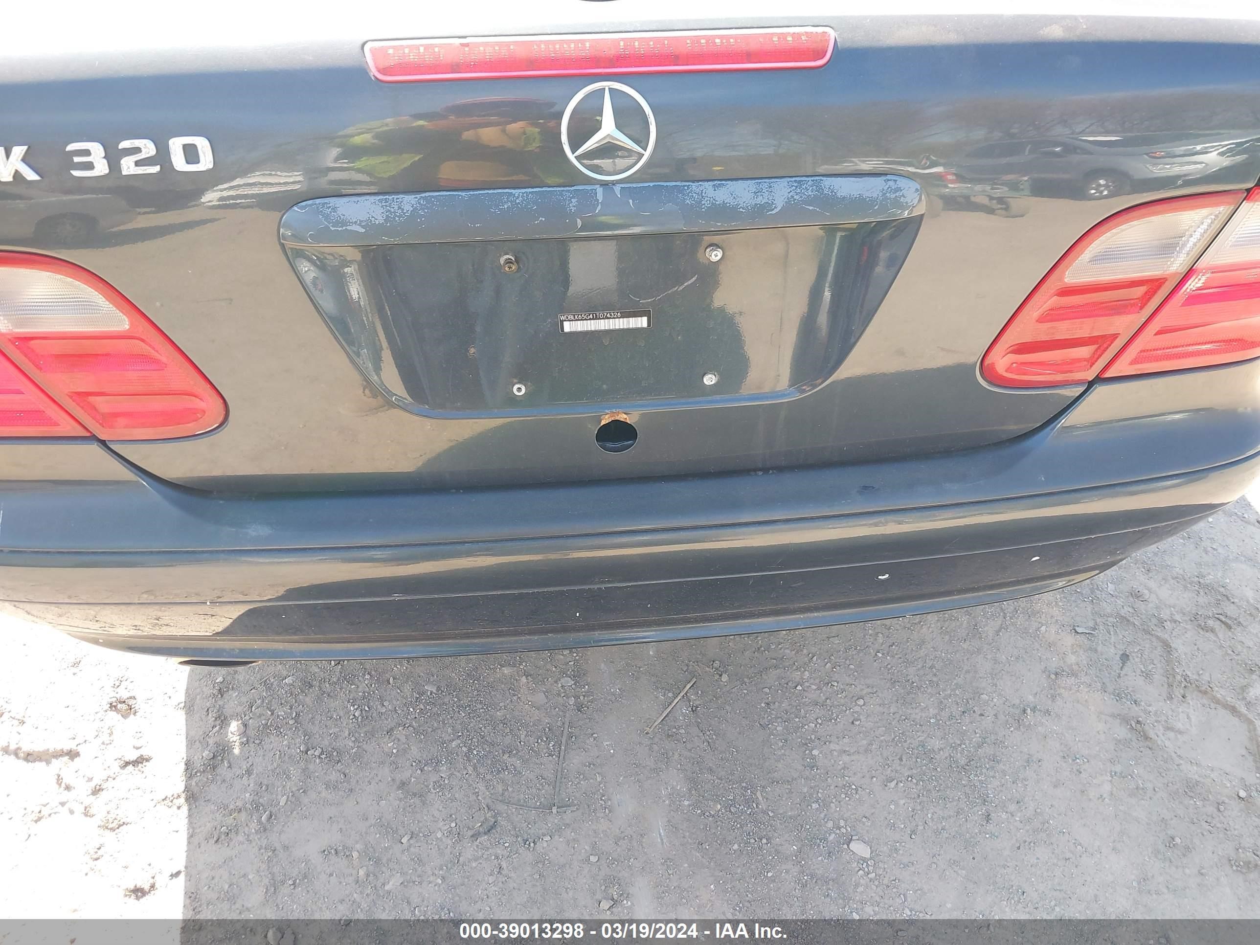 Photo 11 VIN: WDBLK65G41T074326 - MERCEDES-BENZ CLK-KLASSE 