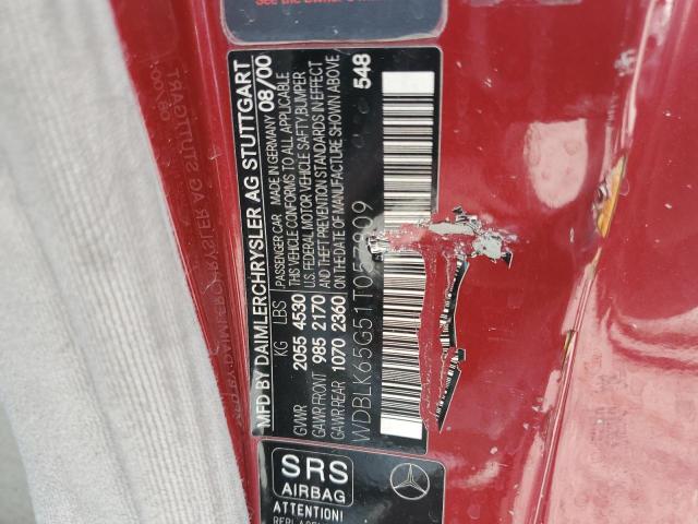 Photo 12 VIN: WDBLK65G51T057809 - MERCEDES-BENZ CLK 320 