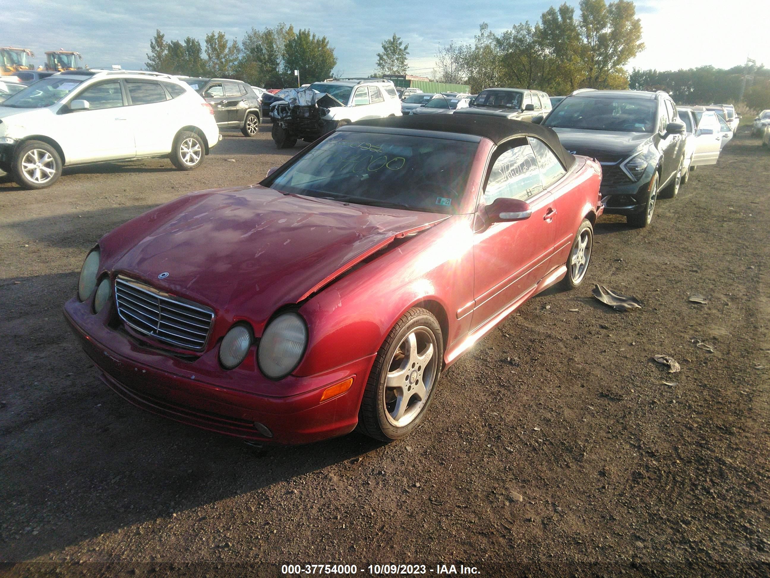 Photo 1 VIN: WDBLK70G91T081463 - MERCEDES-BENZ CLK-KLASSE 