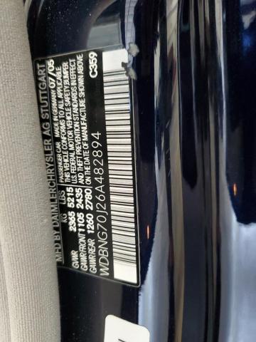 Photo 11 VIN: WDBNG70J26A482894 - MERCEDES-BENZ S 430 