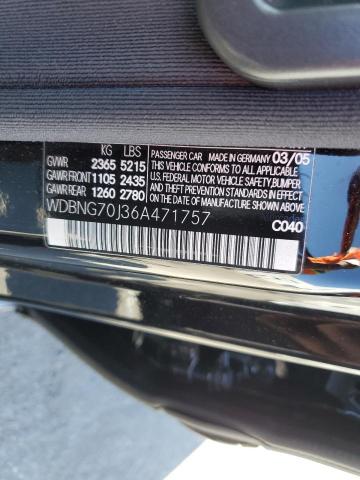 Photo 11 VIN: WDBNG70J36A471757 - MERCEDES-BENZ S 430 