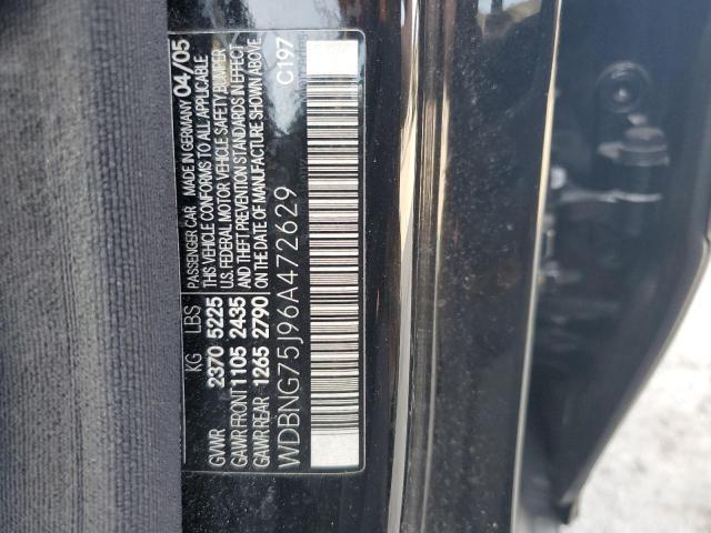 Photo 11 VIN: WDBNG75J96A472629 - MERCEDES-BENZ S 500 