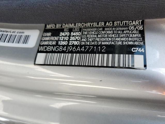 Photo 11 VIN: WDBNG84J96A477112 - MERCEDES-BENZ S 500 4MAT 