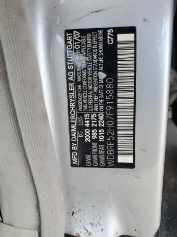 Photo 12 VIN: WDBRF52H07F915880 - MERCEDES-BENZ C 230 