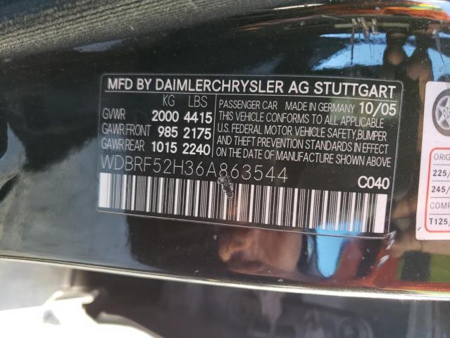 Photo 11 VIN: WDBRF52H36A863544 - MERCEDES-BENZ C-CLASS 