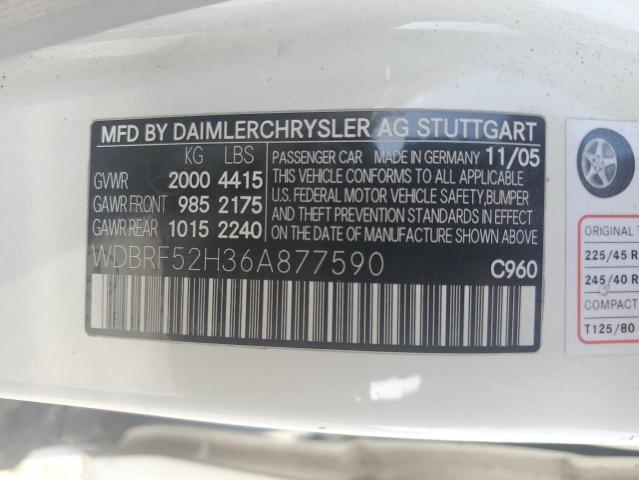 Photo 11 VIN: WDBRF52H36A877590 - MERCEDES-BENZ C 230 