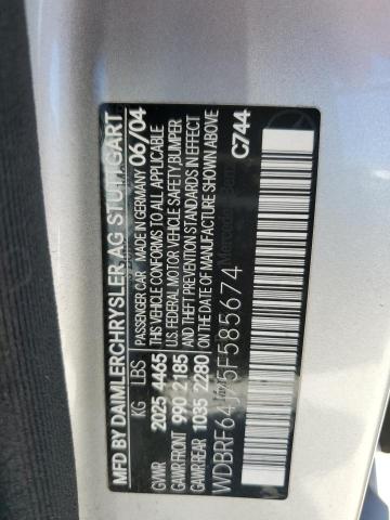 Photo 12 VIN: WDBRF64J75F585674 - MERCEDES-BENZ C320 