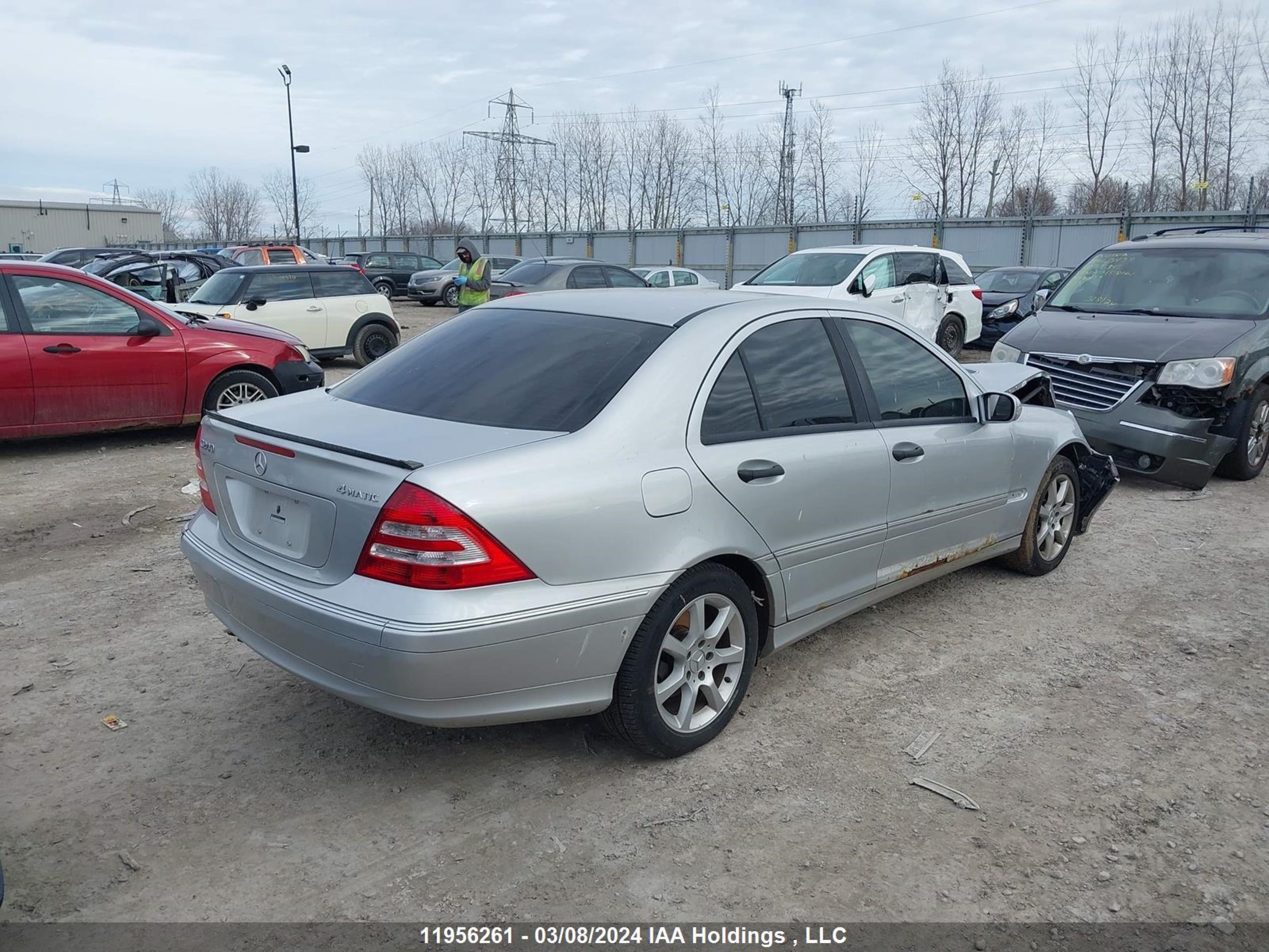 Photo 3 VIN: WDBRF81J95F580122 - MERCEDES-BENZ C-KLASSE 