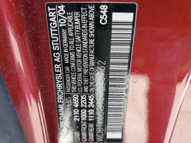 Photo 11 VIN: WDBTK65G45T043762 - MERCEDES-BENZ CLK 320 