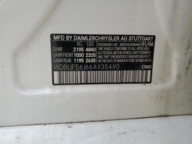 Photo 11 VIN: WDBUF56J66A935490 - MERCEDES-BENZ E 350 