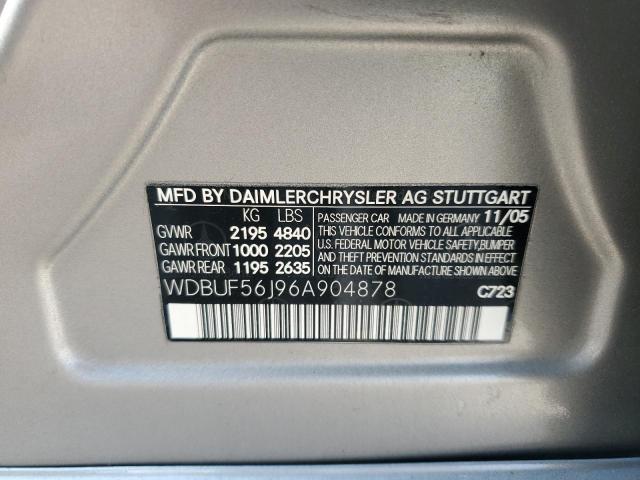 Photo 11 VIN: WDBUF56J96A904878 - MERCEDES-BENZ E 350 