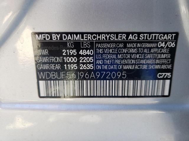 Photo 11 VIN: WDBUF56J96A972095 - MERCEDES-BENZ E-CLASS 