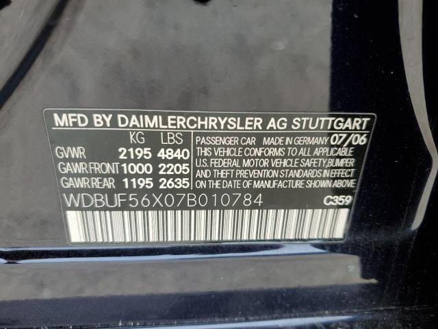 Photo 11 VIN: WDBUF56X07B010784 - MERCEDES-BENZ E 350 