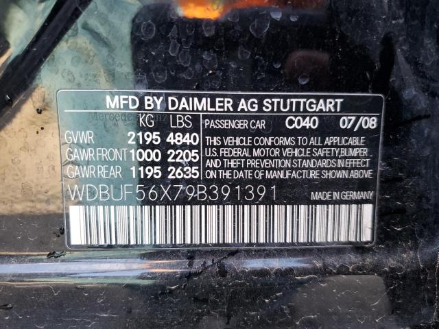 Photo 11 VIN: WDBUF56X79B391391 - MERCEDES-BENZ E 350 