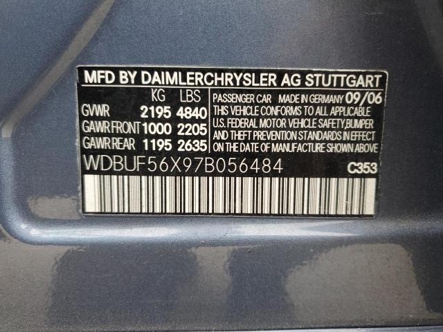 Photo 12 VIN: WDBUF56X97B056484 - MERCEDES-BENZ E-CLASS 