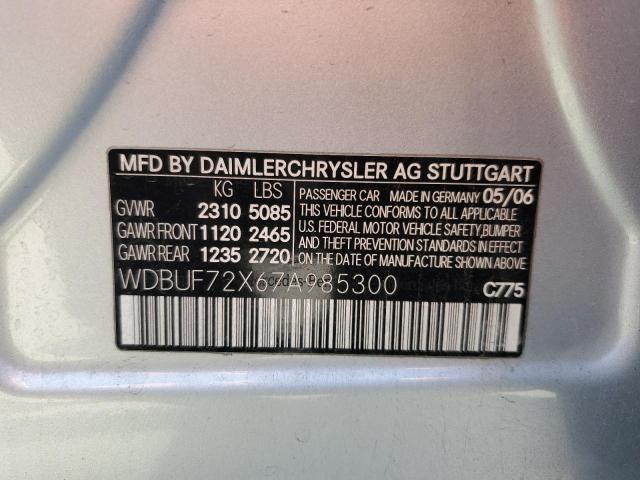 Photo 11 VIN: WDBUF72X67A985300 - MERCEDES-BENZ E 550 