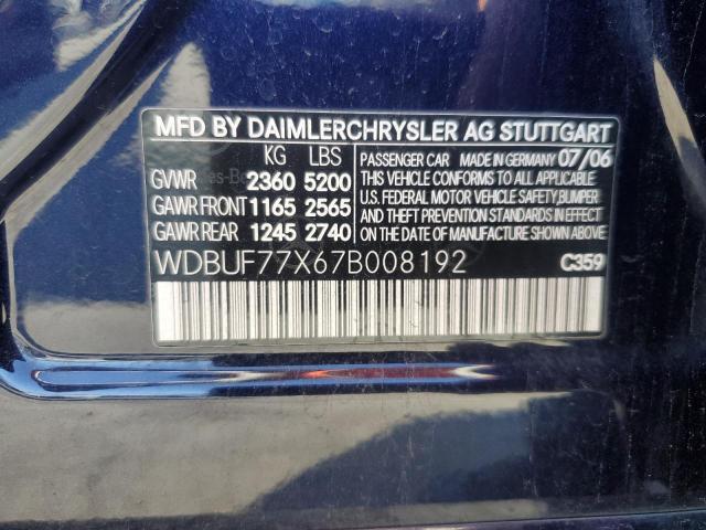 Photo 11 VIN: WDBUF77X67B008192 - MERCEDES-BENZ E 63 AMG 