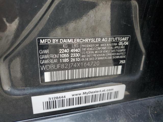 Photo 11 VIN: WDBUF82J74X164720 - MERCEDES-BENZ E 320 4MAT 