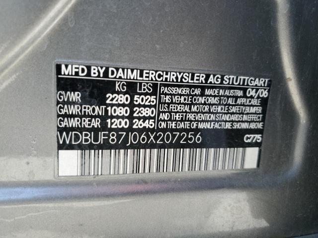 Photo 12 VIN: WDBUF87J06X207256 - MERCEDES-BENZ E 350 4MAT 