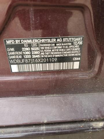 Photo 11 VIN: WDBUF87J16X201109 - MERCEDES-BENZ E 350 4MAT 