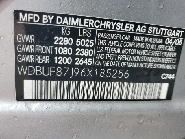 Photo 12 VIN: WDBUF87J96X185256 - MERCEDES-BENZ E 350 4MAT 