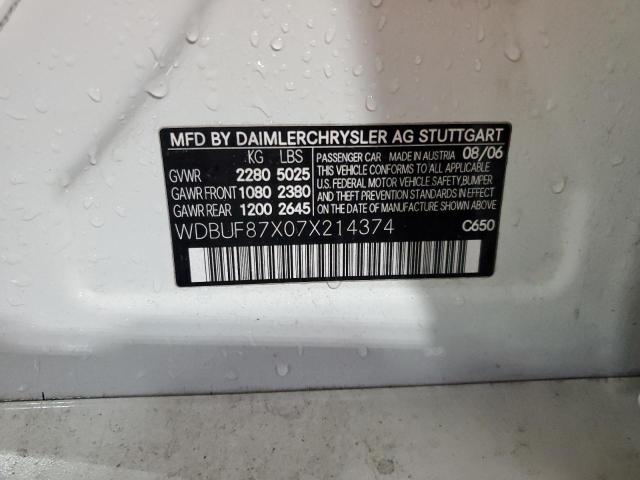 Photo 11 VIN: WDBUF87X07X214374 - MERCEDES-BENZ E 350 4MAT 