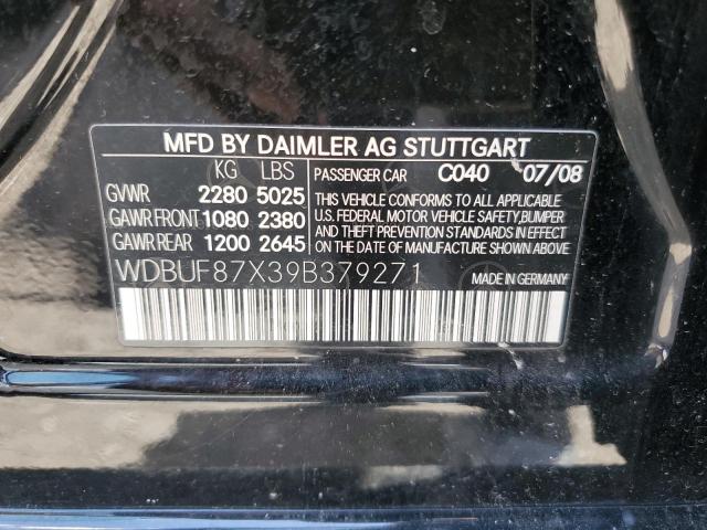 Photo 11 VIN: WDBUF87X39B379271 - MERCEDES-BENZ E-CLASS 