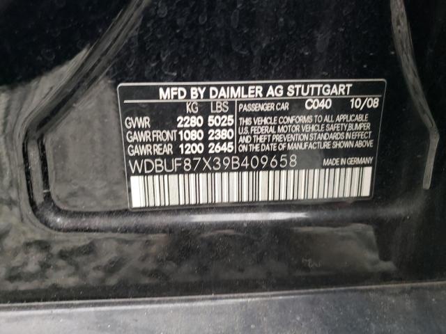 Photo 11 VIN: WDBUF87X39B409658 - MERCEDES-BENZ E 350 4MAT 