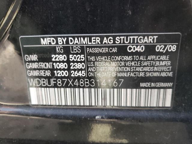 Photo 9 VIN: WDBUF87X48B314167 - MERCEDES-BENZ E350 