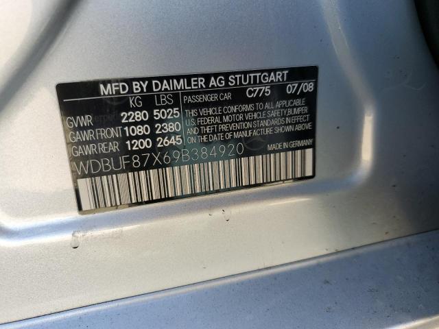 Photo 11 VIN: WDBUF87X69B384920 - MERCEDES-BENZ E 350 4MAT 