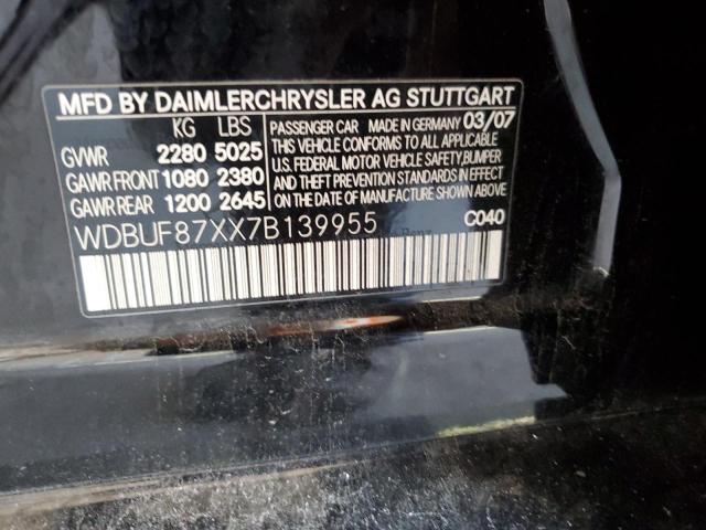 Photo 11 VIN: WDBUF87XX7B139955 - MERCEDES-BENZ E 350 4MAT 