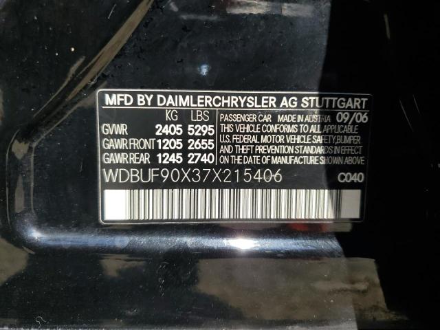 Photo 11 VIN: WDBUF90X37X215406 - MERCEDES-BENZ E 550 4MAT 