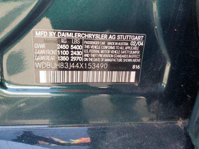 Photo 11 VIN: WDBUH83J44X153490 - MERCEDES-BENZ E 500 4MAT 