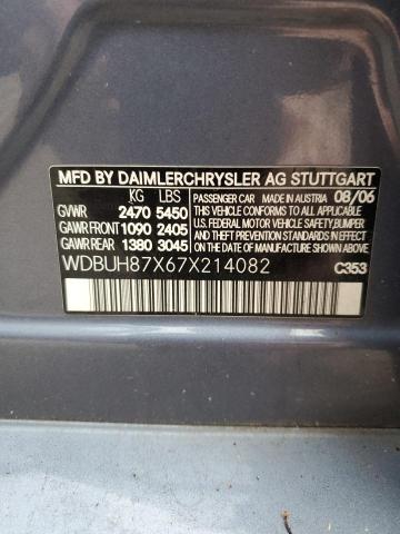 Photo 11 VIN: WDBUH87X67X214082 - MERCEDES-BENZ E 350 4MAT 