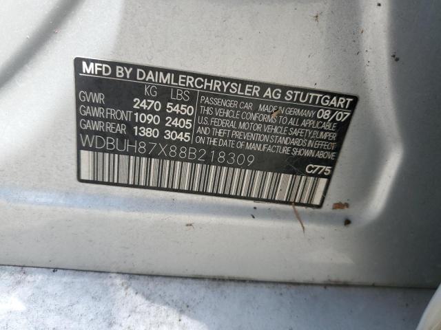 Photo 11 VIN: WDBUH87X88B218309 - MERCEDES-BENZ E 350 4MAT 