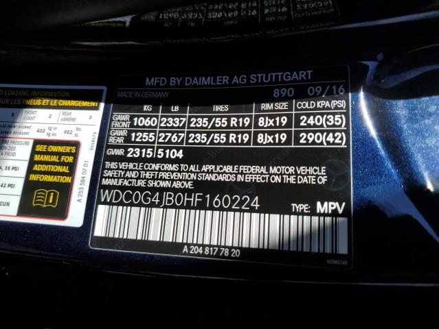 Photo 11 VIN: WDC0G4JB0HF160224 - MERCEDES-BENZ GLC-CLASS 